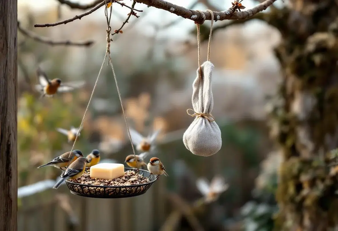 Attention, vos oiseaux sont en danger : ce geste simple avec un savon dans une chaussette peut vraiment les sauver