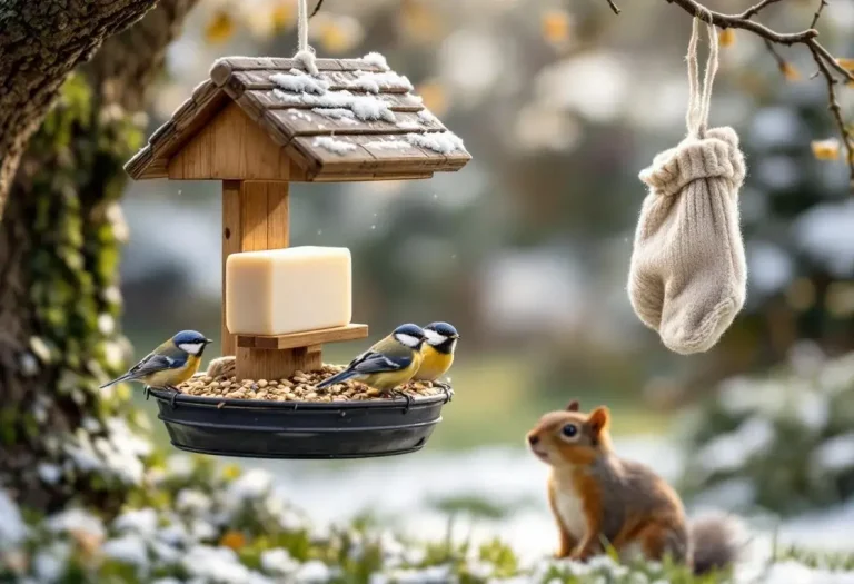 Attention, vos oiseaux sont en danger : ce simple savon dans une chaussette peut vraiment les sauver