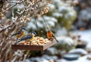 En décembre, ce petit aliment du placard que les jardiniers oublient peut vraiment sauver les oiseaux de leur jardin