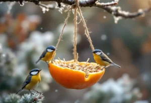 « Je l’ai posée hier, ils sont revenus dès ce matin » : cette mangeoire maison à faire en 5 minutes devient un véritable aimant à oiseaux