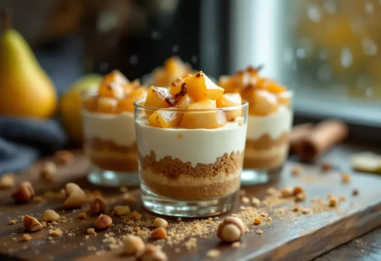 Poires fondantes + speculoos : le cheesecake minute sans cuisson qui va faire danser vos goûters d’automne