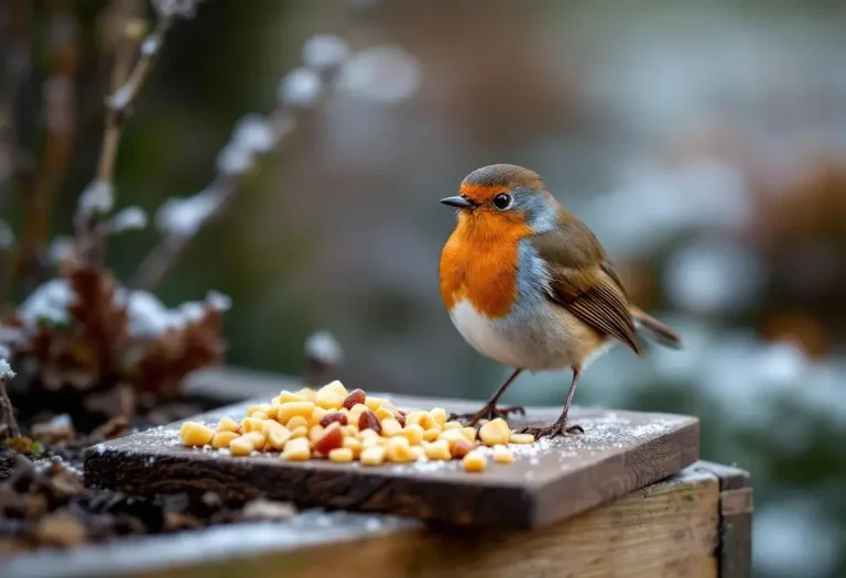 Rouges-gorges au jardin : ce soir, mettez dehors cet aliment de base à 3 centimes, que la plupart des jardiniers oublient