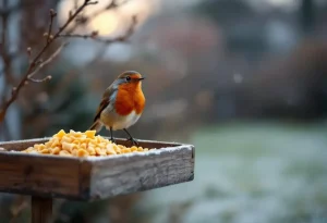 Rouges-gorges au jardin : ce soir, mettez dehors cet aliment de base à 3 centimes que la plupart des jardiniers oublient