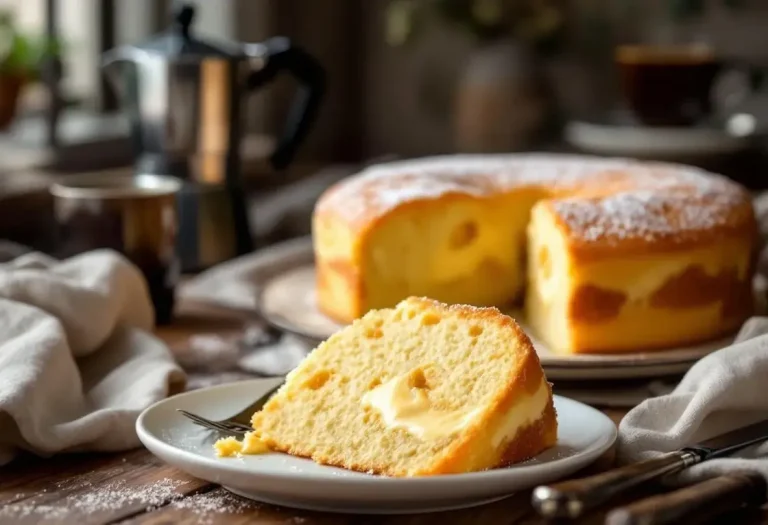 Torta nua italienne : la recette de ce gâteau nuage à la crème pâtissière, un vrai délice !