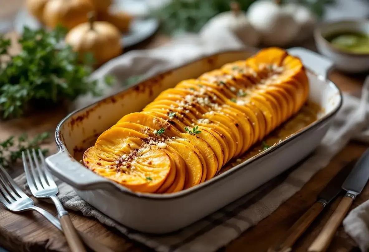 Tranchée comme un rôti, gratinée au four : la courge butternut qui renverse les codes de l’automne